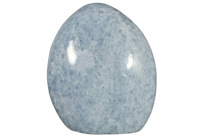 Polished, Free-Standing Blue Calcite - Madagascar #220336
